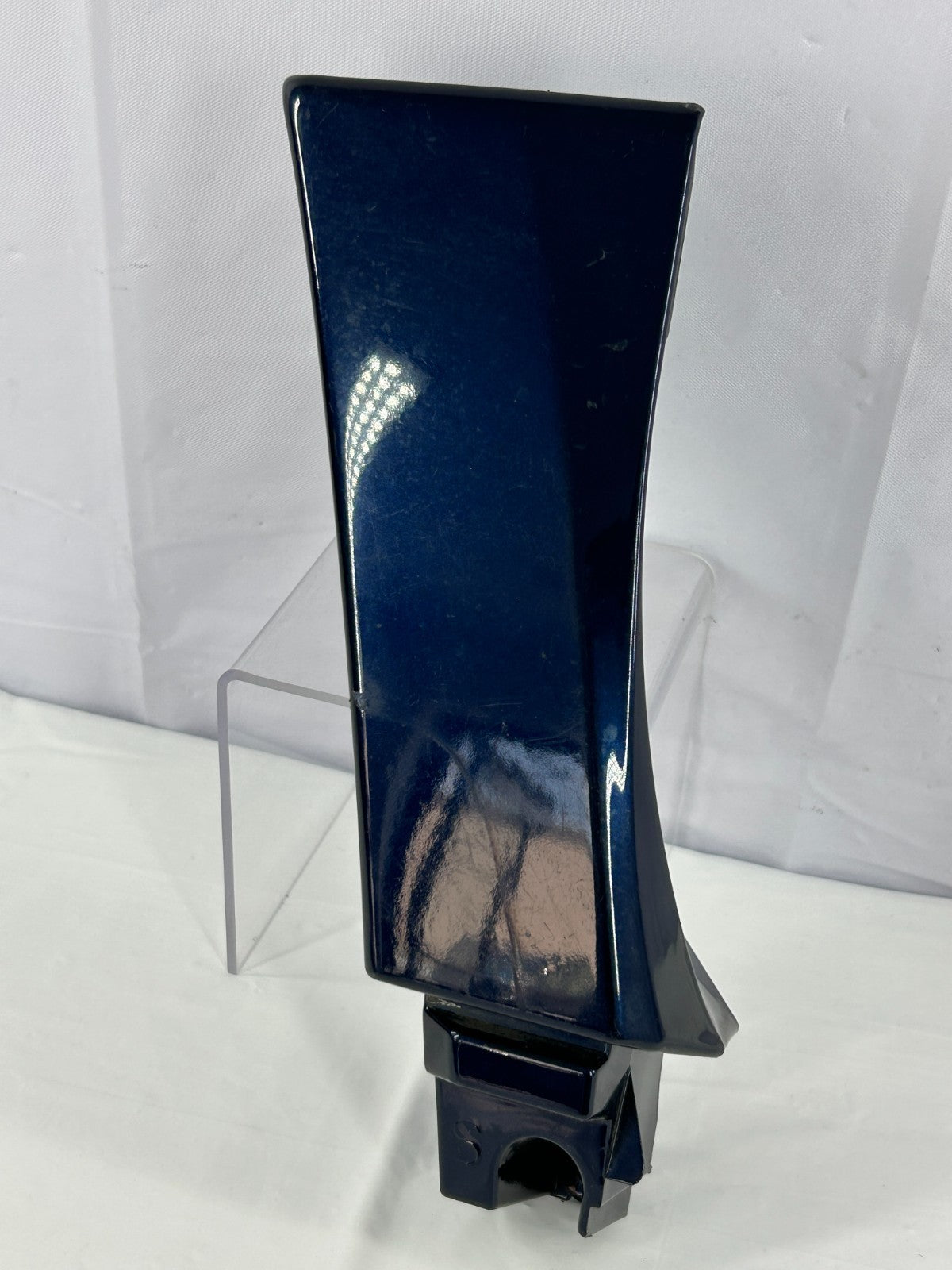 06-08 Subaru Forester Front Left Fender Garnish Trim Regal Blue OEM 91112SA310