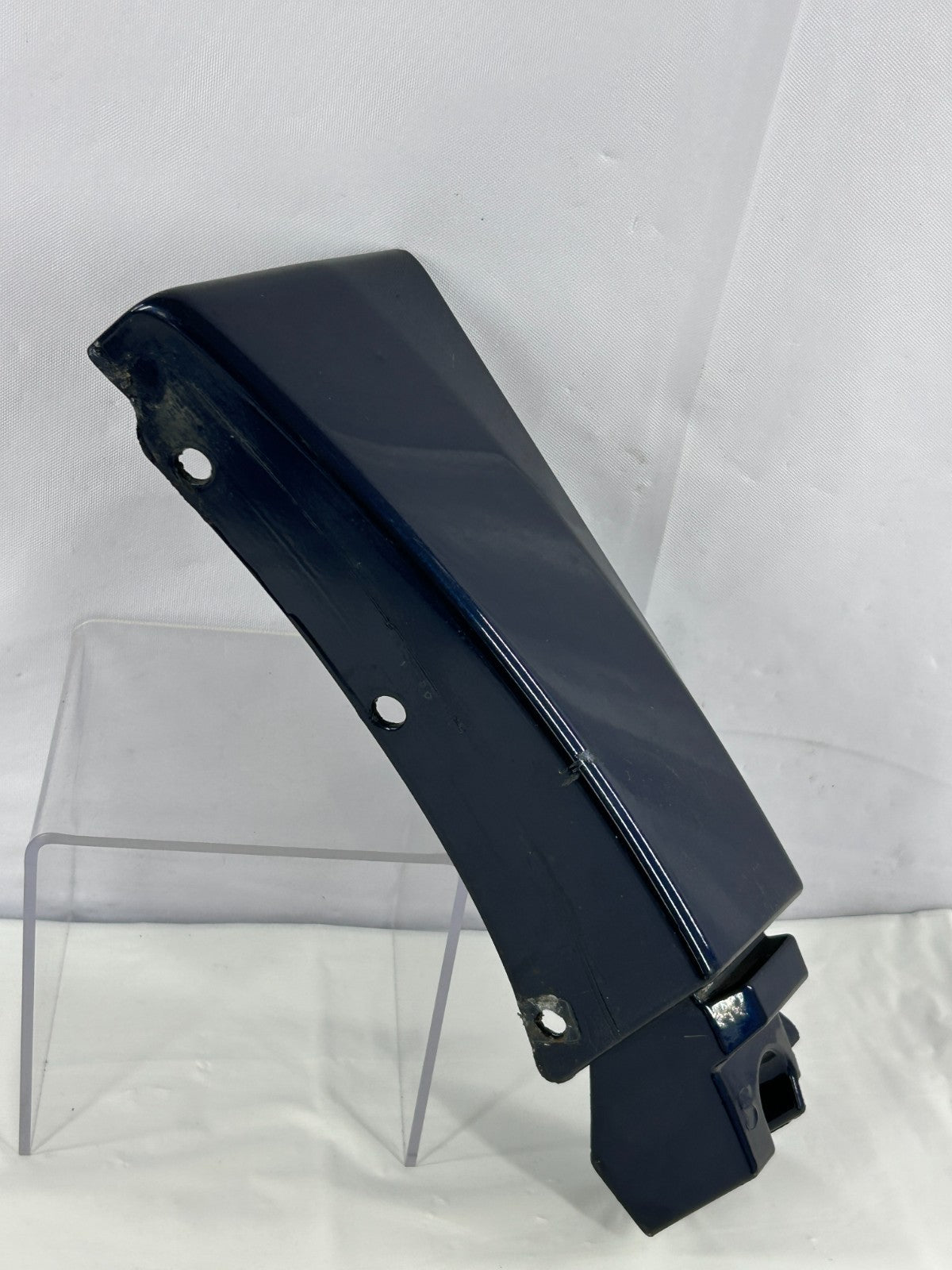 06-08 Subaru Forester Front Left Fender Garnish Trim Regal Blue OEM 91112SA310