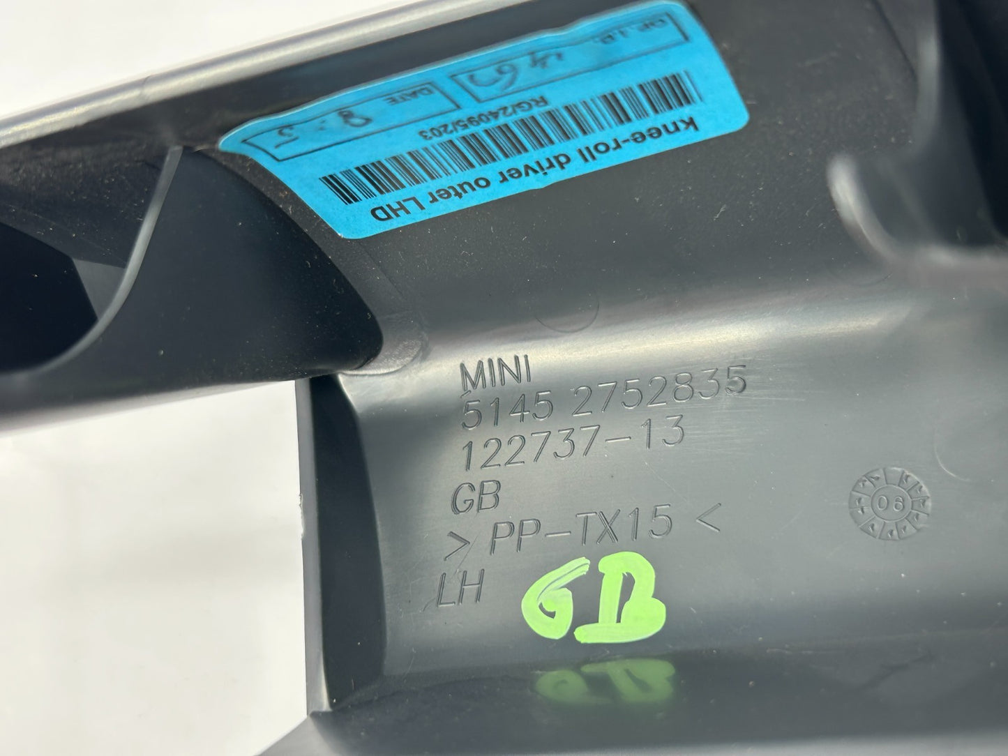 2007-2015 Mini Cooper Driver Side Dash Knee Protection Cover OEM 51452752835