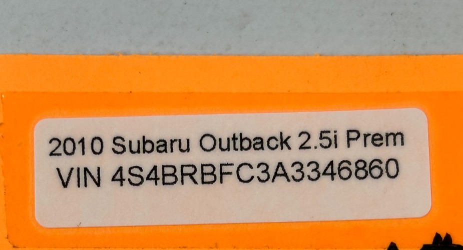 10-14 Subaru Outback Right  Dashboard Speaker Cover Sunload Sensor OE 66118AJ05A