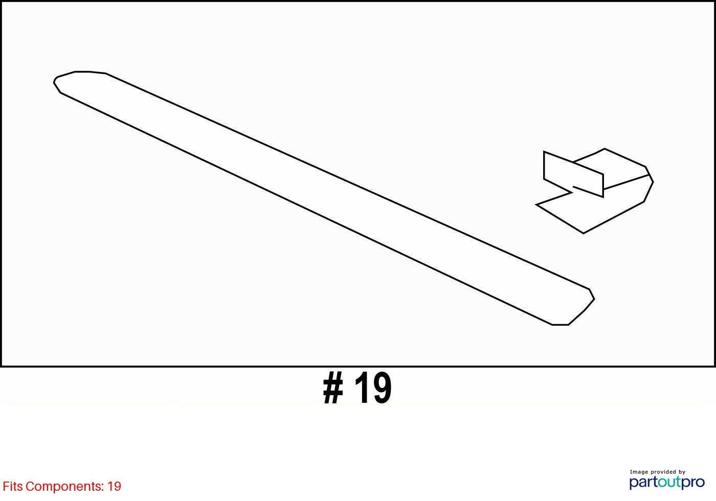 2015-2016 Subaru Impreza Front Left Dash Panel Molding Trim OEM 66077FJ110