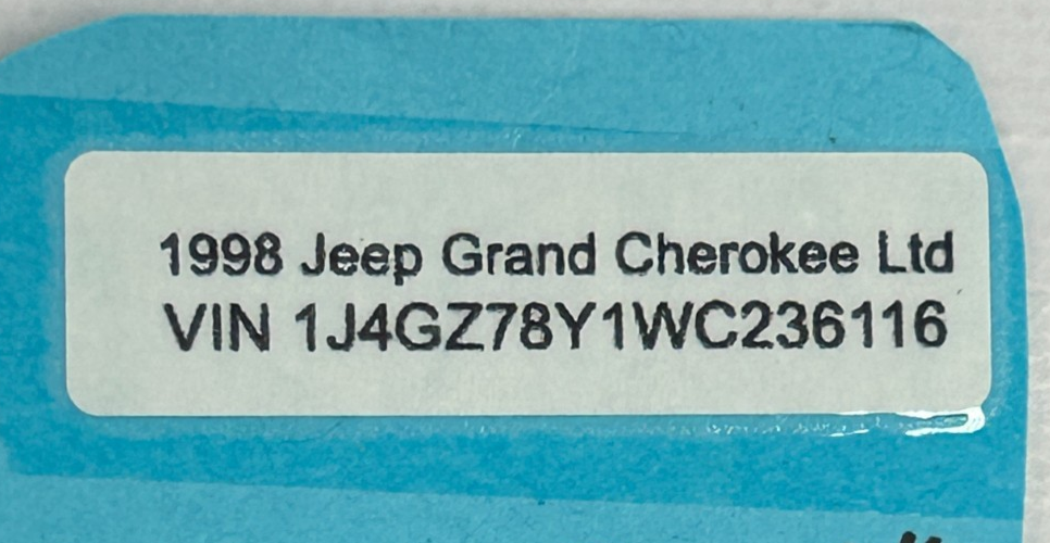 1997-2004 Jeep Grand Cherokee Right Power Lumbar Seat Control Switch OE 56042064