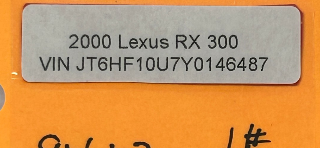 1999-2001 Lexus RX300 Fuse Box Multi Purpose 4-Pin Relay OEM 90987-02012