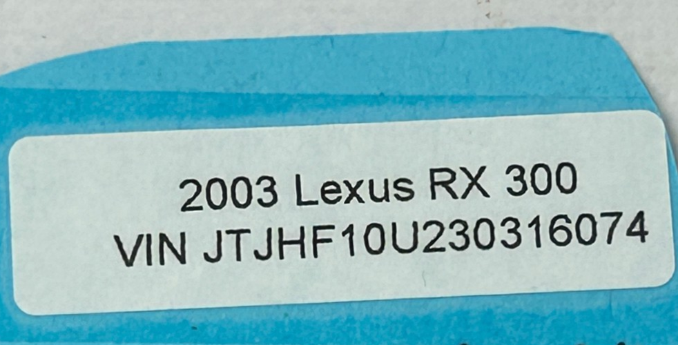 2000-2003 Lexus RX300 Fuse Box Multi Purpose 4-Pin Relay OEM 90987-02020