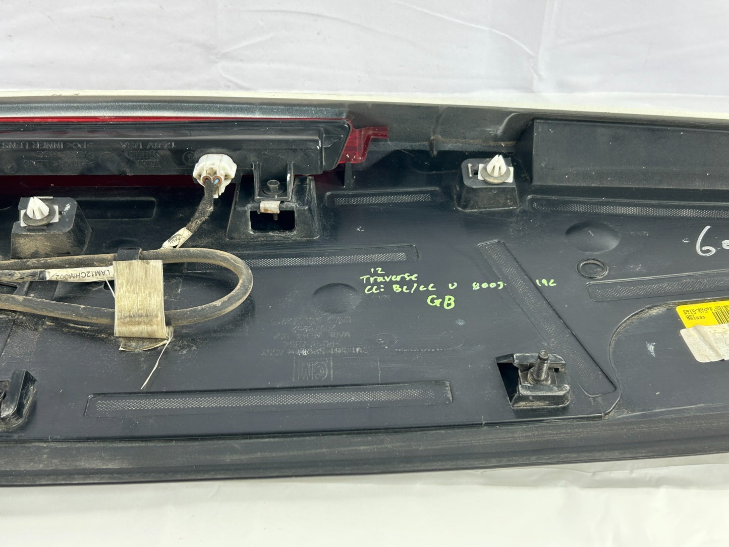 2009-2017 Chevrolet Traverse Rear End Spoiler W/ Third Brake Light OEM 84052287