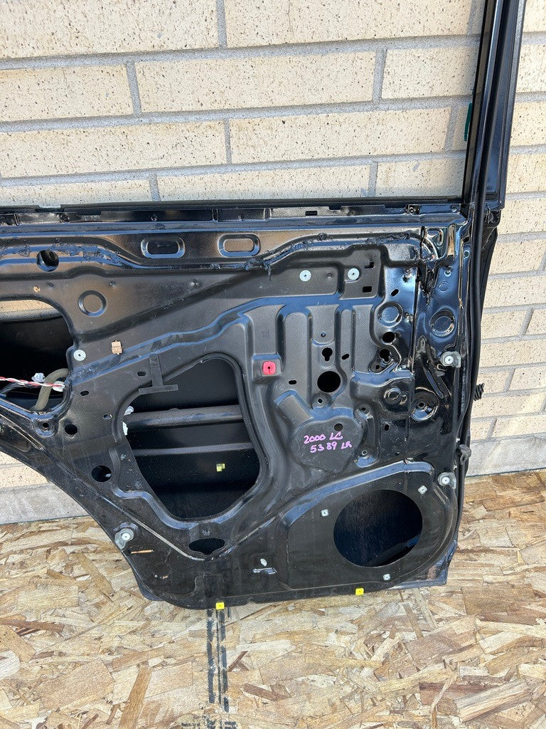 1999-2002 Toyota Land Cruiser Left Rear Driver Door Shell Black OEM