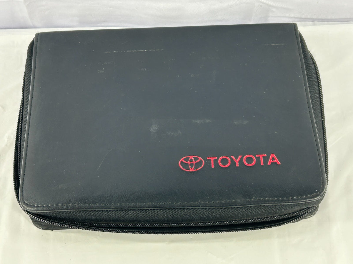 2004 Toyota Sequoia Owner Manual Guide Book and Leather Case OEM
