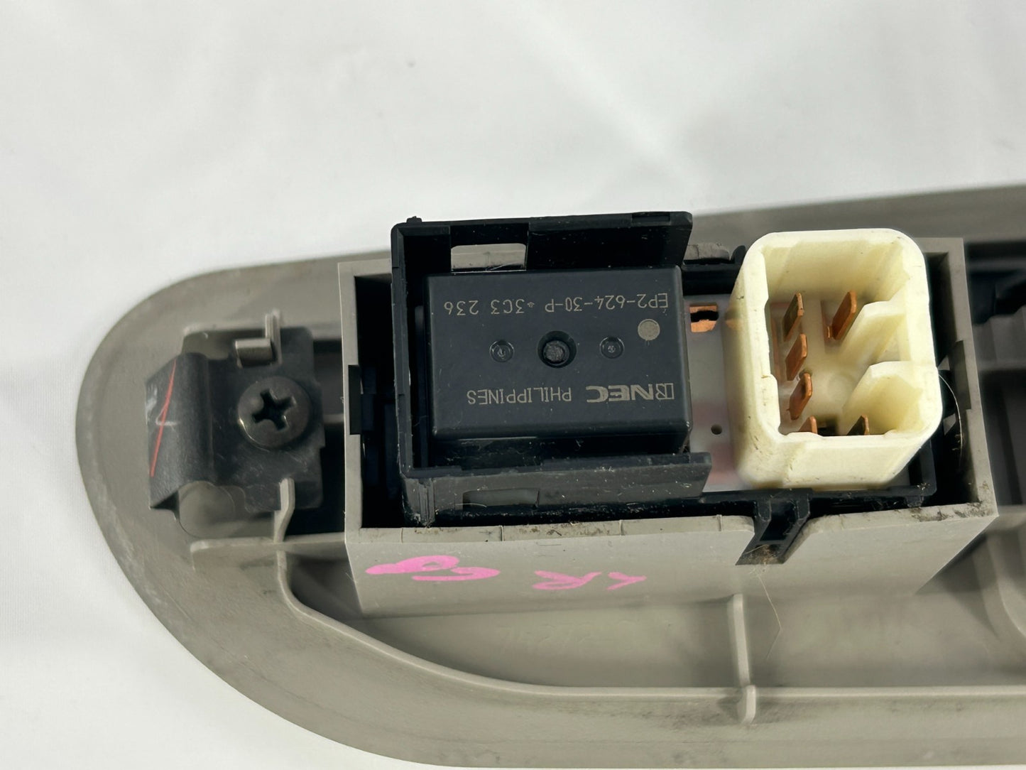 2001-2007 Toyota Sequoia Rear Left Window Switch and Bezel OEM 74132-AC010-B