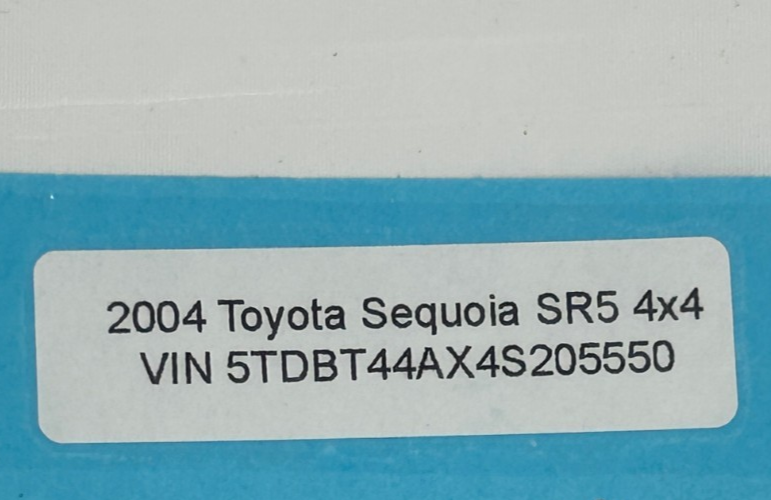 2001-2007 Toyota Sequoia Overhead Dome Light Lamp Assembly OEM 81240-02030-B1