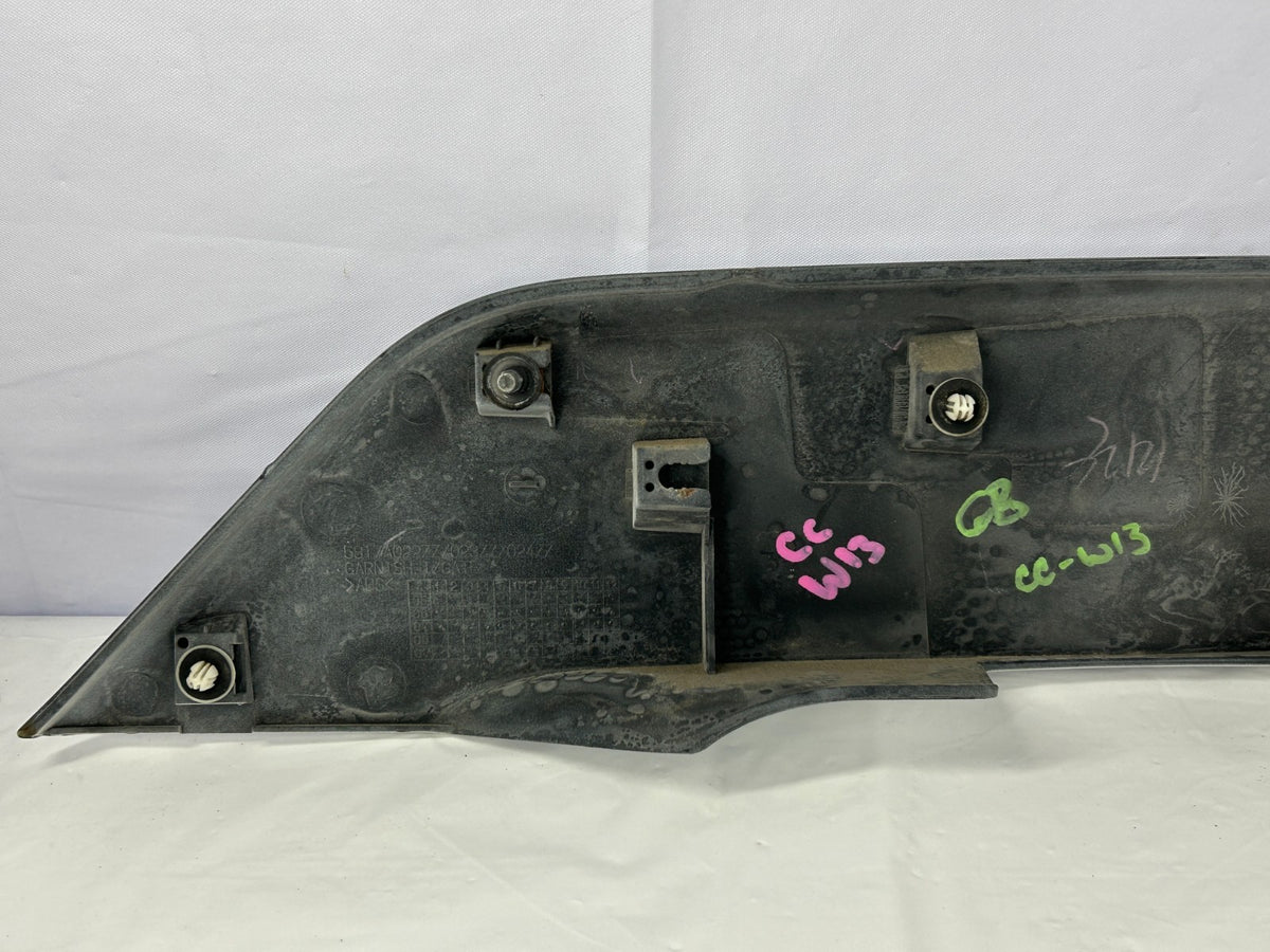 07-13 Mitsubishi Outlander Rear Tailgate Hatch Garnish Trim White OEM 5817A022WA