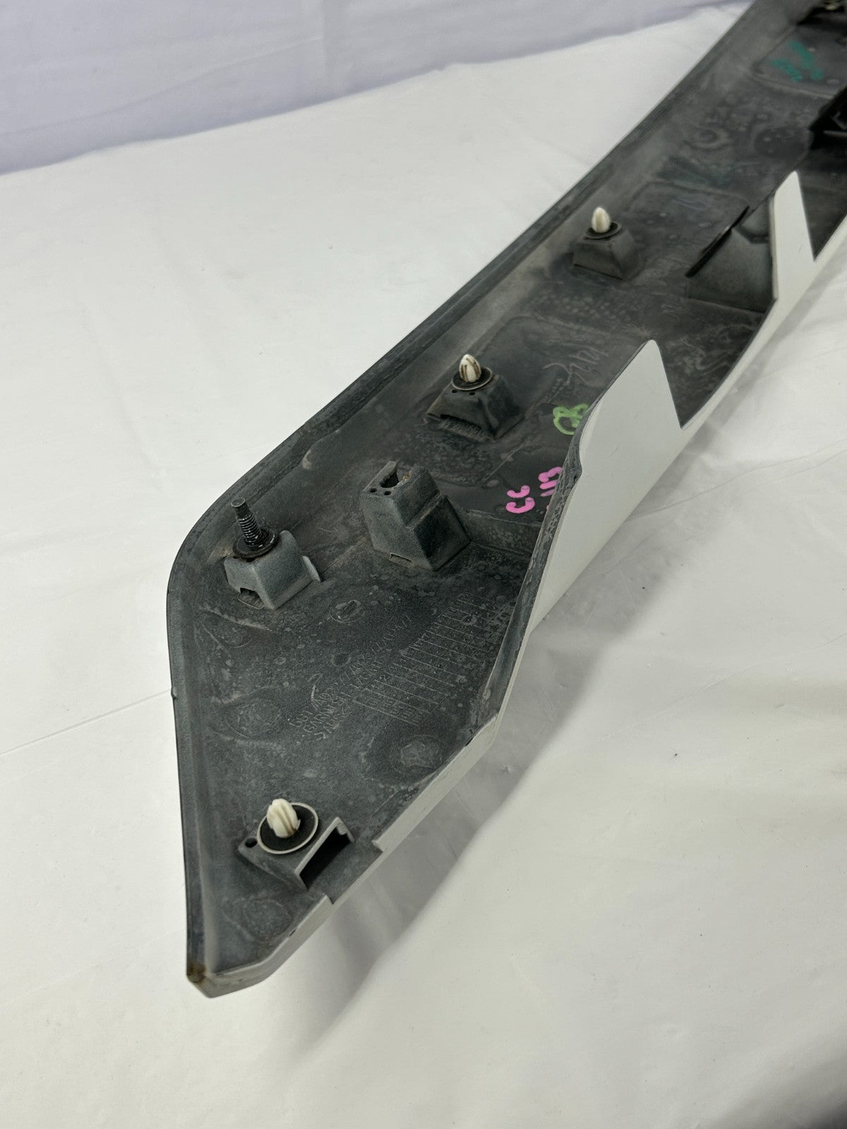 07-13 Mitsubishi Outlander Rear Tailgate Hatch Garnish Trim White OEM 5817A022WA