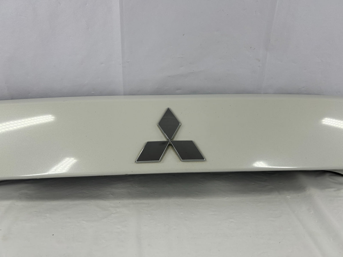 07-13 Mitsubishi Outlander Rear Tailgate Hatch Garnish Trim White OEM 5817A022WA