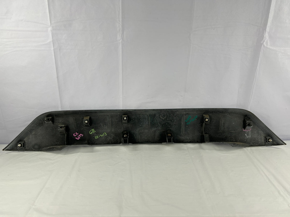 07-13 Mitsubishi Outlander Rear Tailgate Hatch Garnish Trim White OEM 5817A022WA