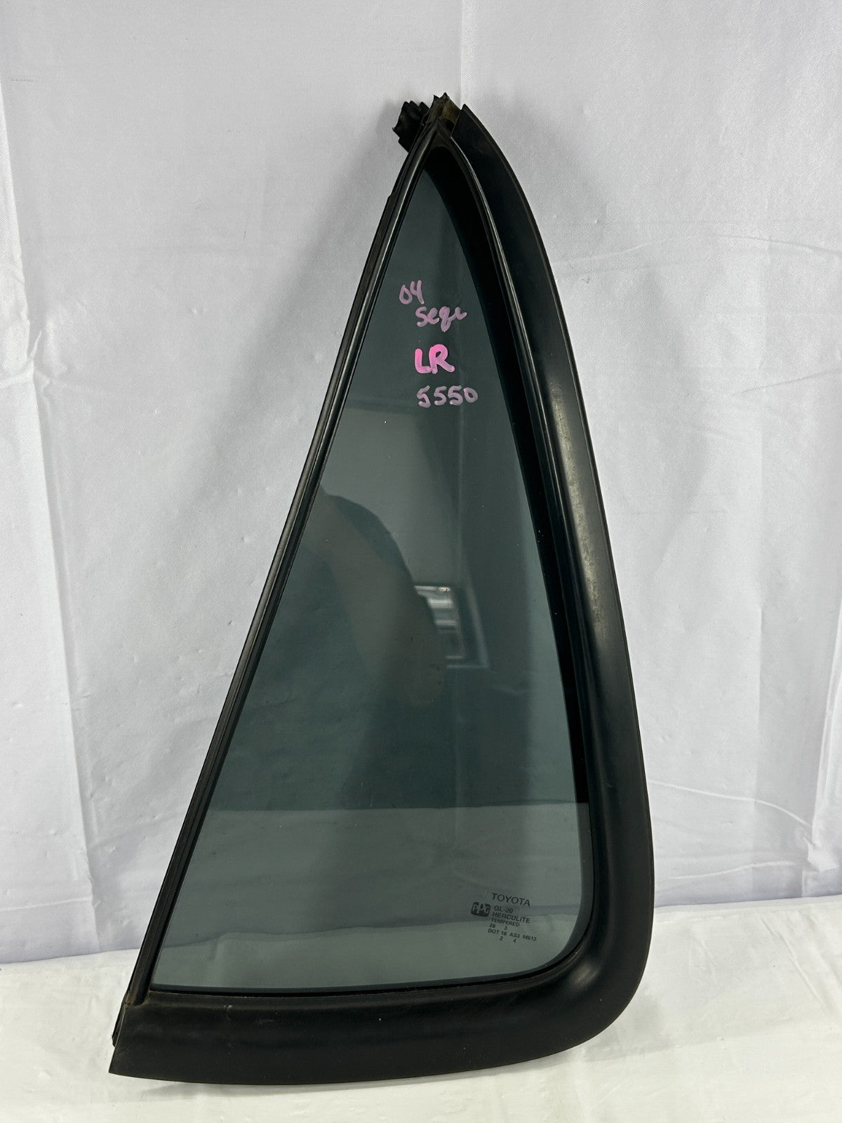 2001-2007 Toyota Sequoia Rear Left Quarter Window Glass Panel OEM 68124-0C010