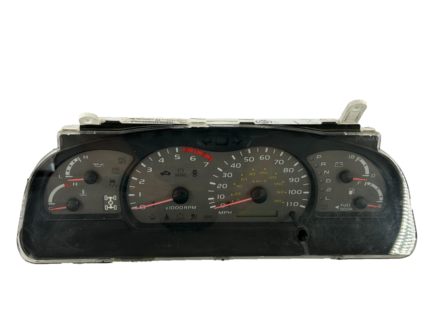 2001-2005 Toyota Sequoia Speedometer Gauge Cluster Miles OEM 83220-0C050