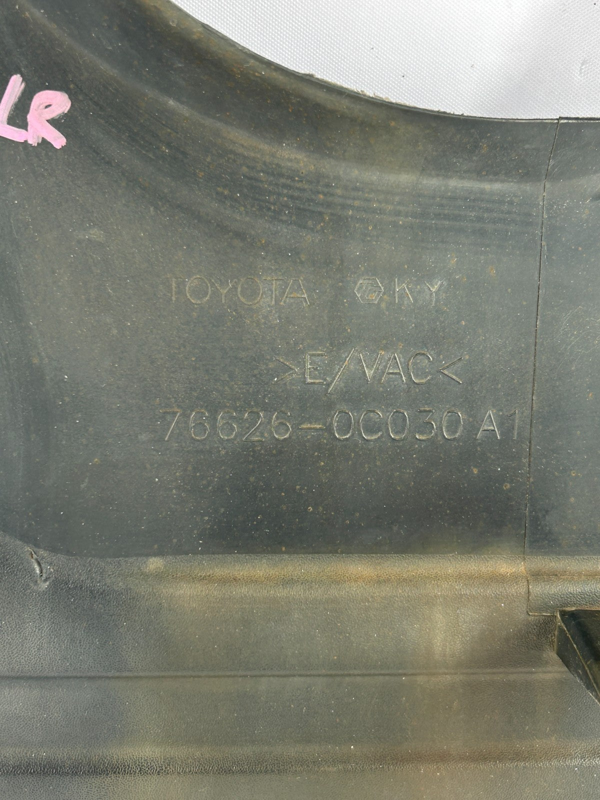 01-07 Toyota Sequoia Rear Left Driver Side Mud Flap Splash Guard OEM 76626-0C030