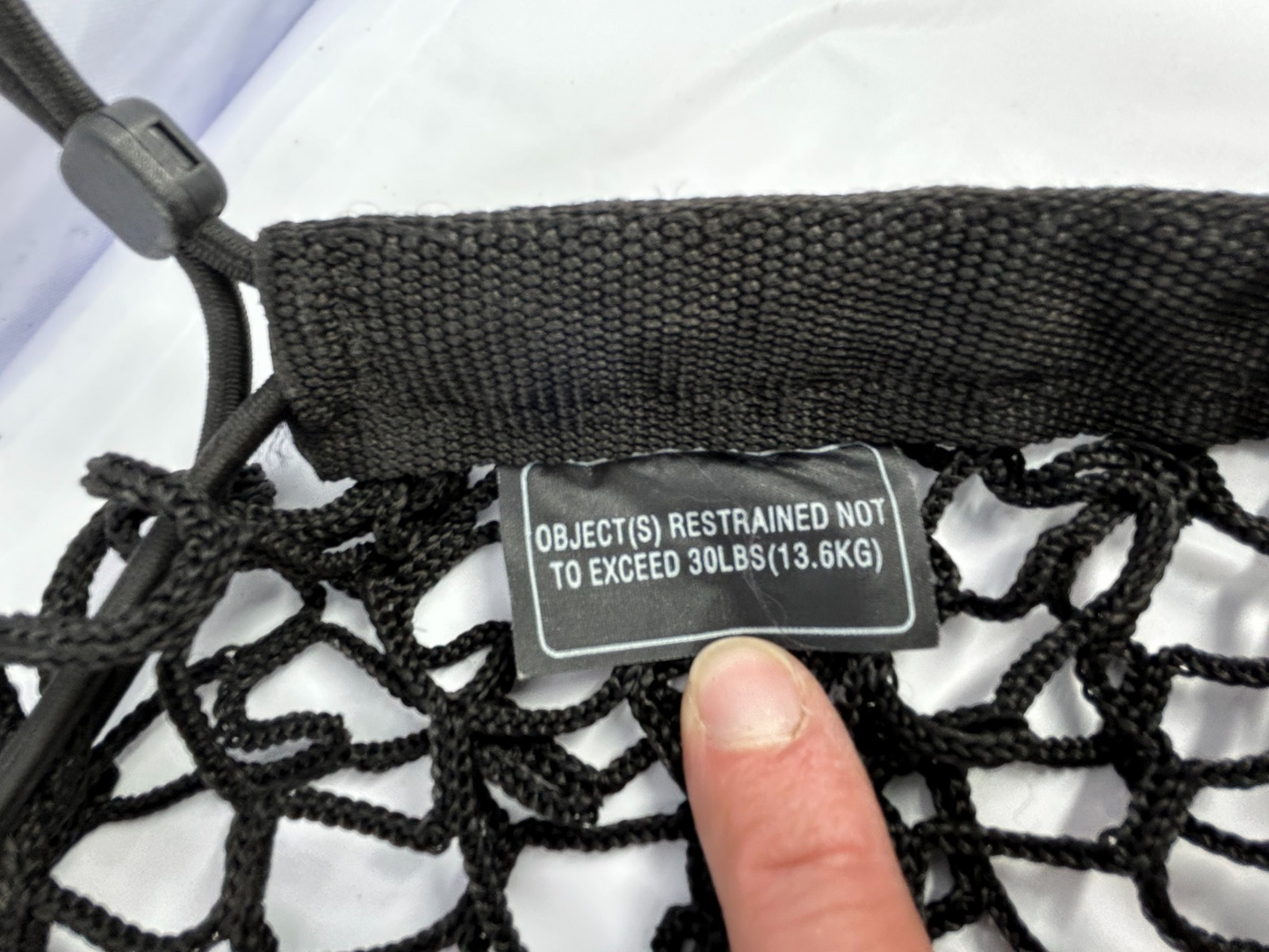 01-07 Toyota Sequoia Rear Trunk Envelope Style Mesh Cargo Net OEM PT347-0C010