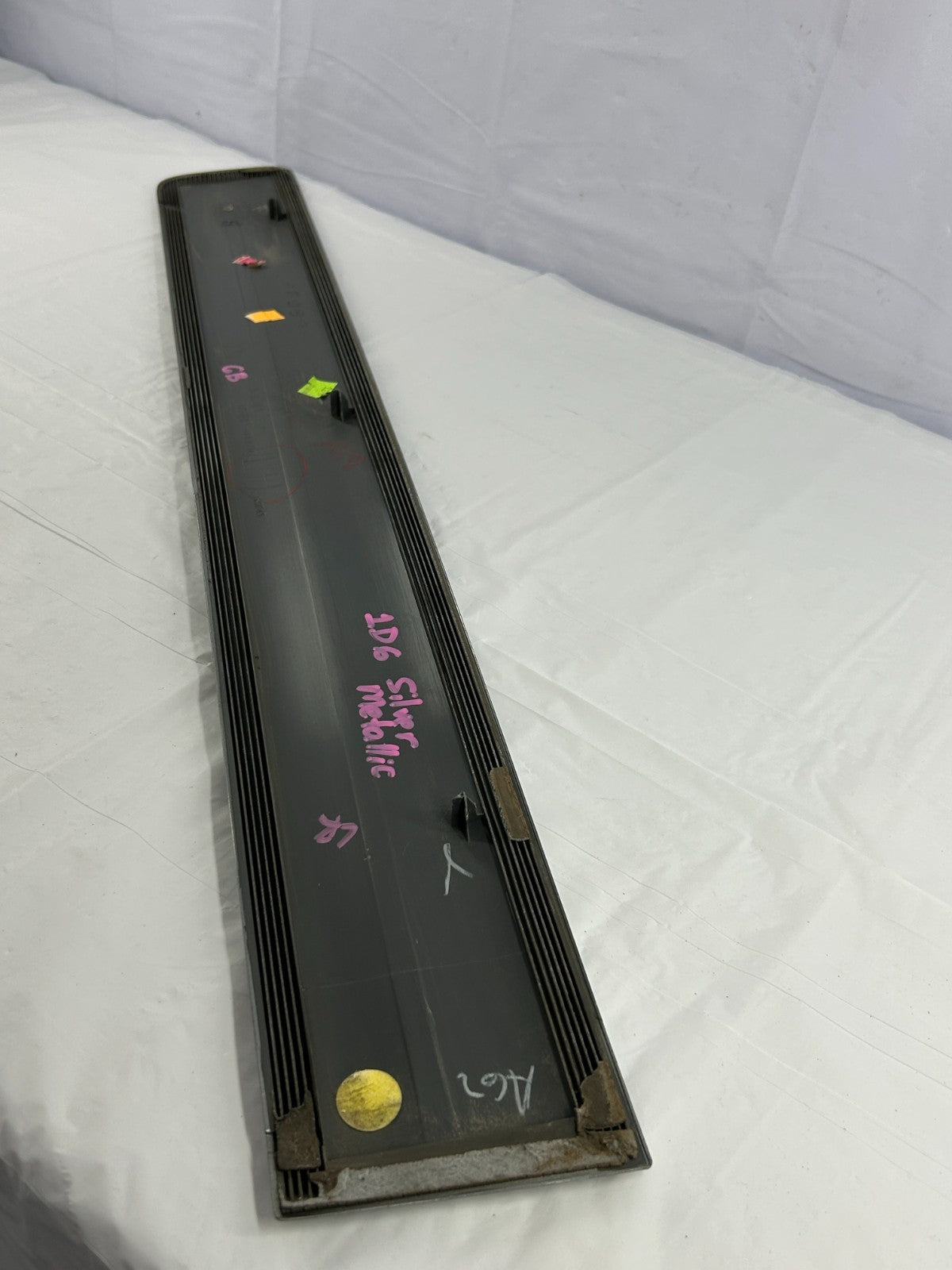 01-05 Toyota Sequoia Rear Left Outside Door Moulding Silver OEM 75742-0C040-B1