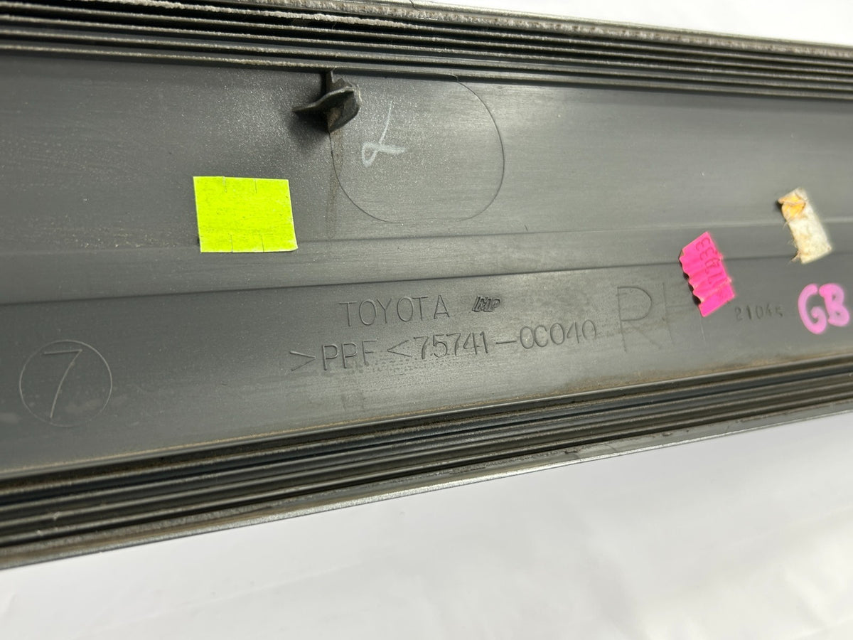 2001-2005 Toyota Sequoia Rear Right Side Door Moulding Silver OEM 75741-0C040-B1