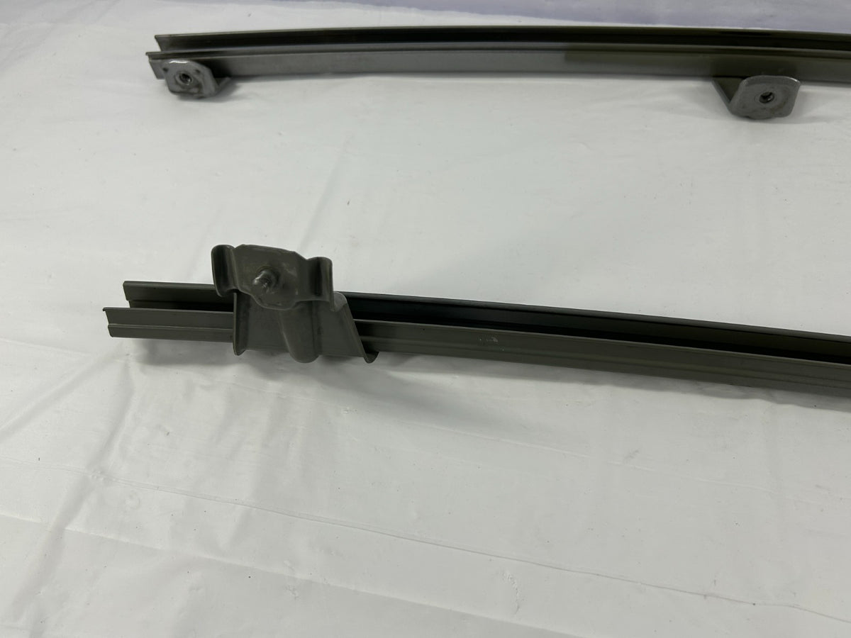 01-07 Toyota Sequoia Front LH Lower Door Guide Channel Rail Set OEM 67402-0C020