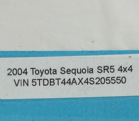 2001-2007 Toyota Sequoia Rear Right Door Lock Latch Actuator OEM 69050-0C010