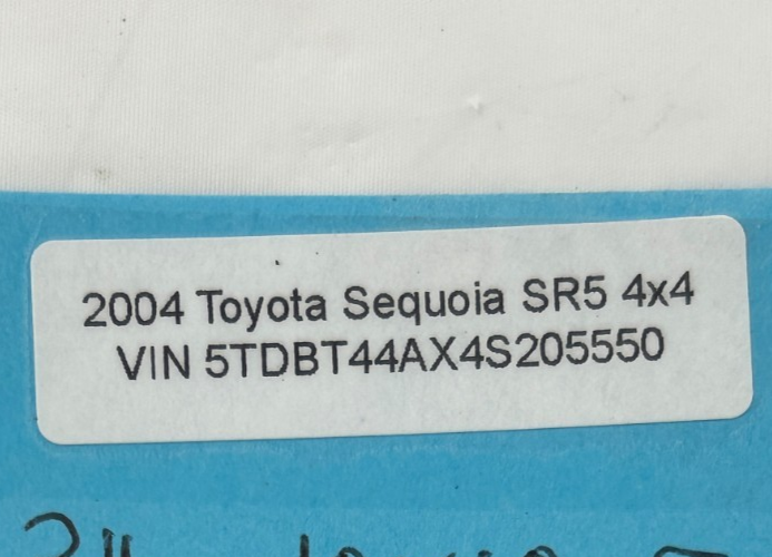 01-07 Toyota Sequoia Rear Right Door JBL Upgrade Audio Speaker OEM 86160-AF090