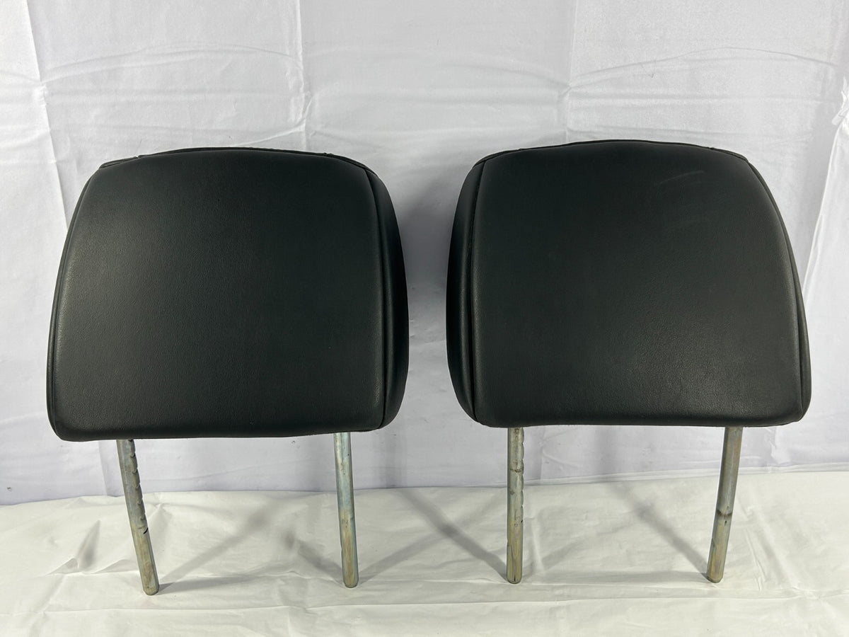 2009-2011 Honda Pilot Front Seat Headrest Pair Black Leather OEM 81140SZAA41ZA
