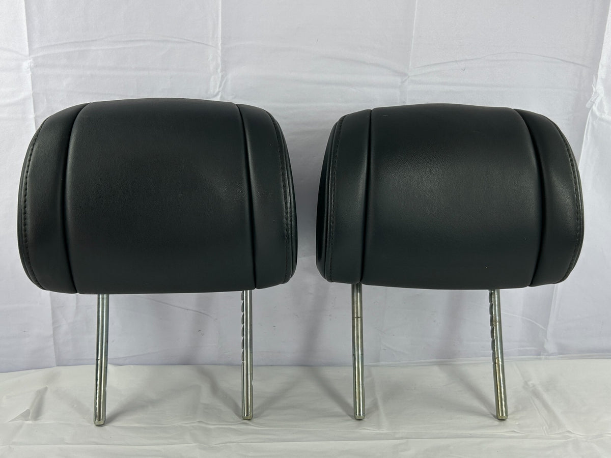 2009-2011 Honda Pilot Front Seat Headrest Pair Black Leather OEM 81140SZAA41ZA