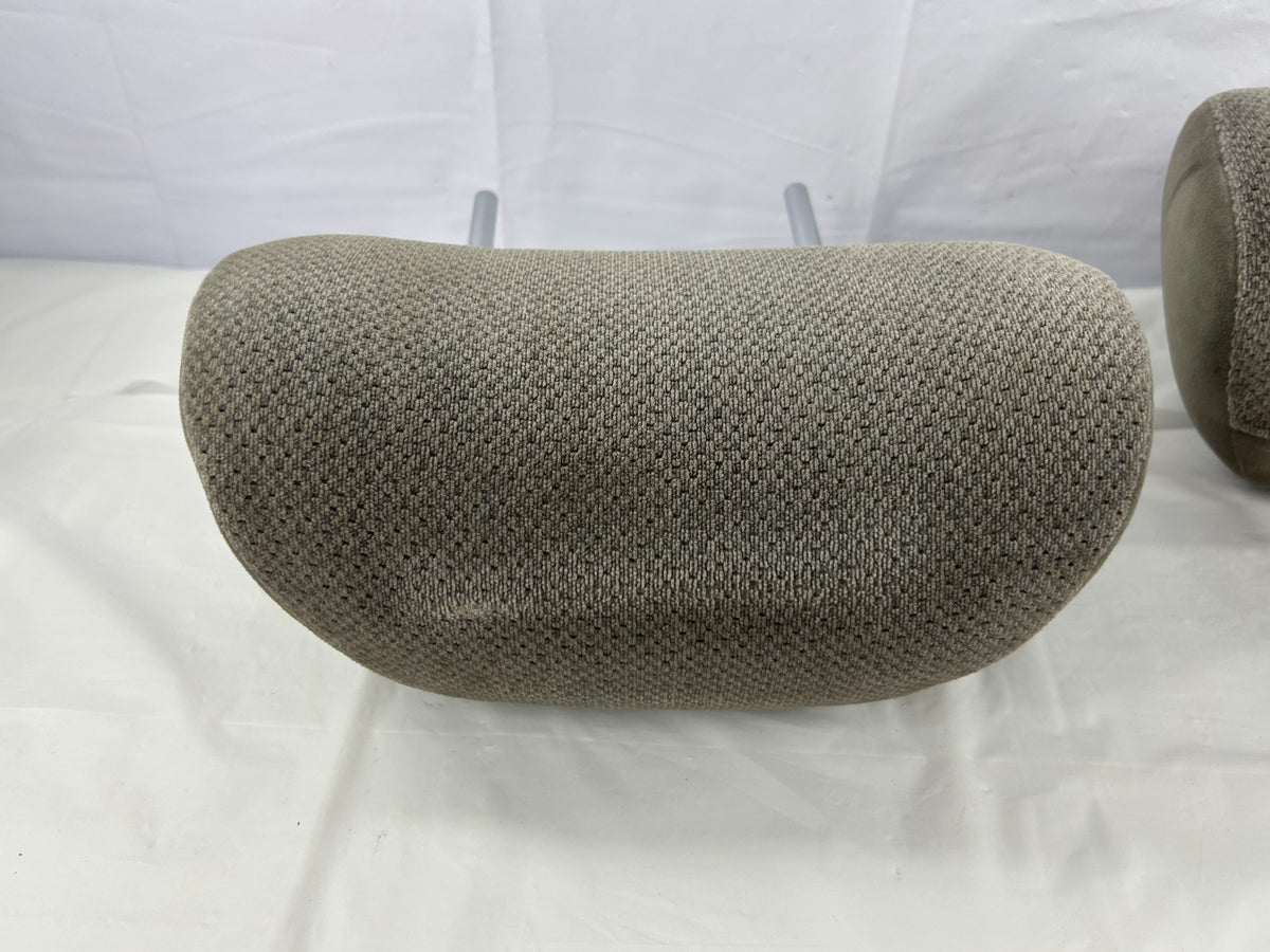 2000-03 Toyota Tundra Front Left & Right Headrest Gray Cloth OEM 71910-0C030-B1