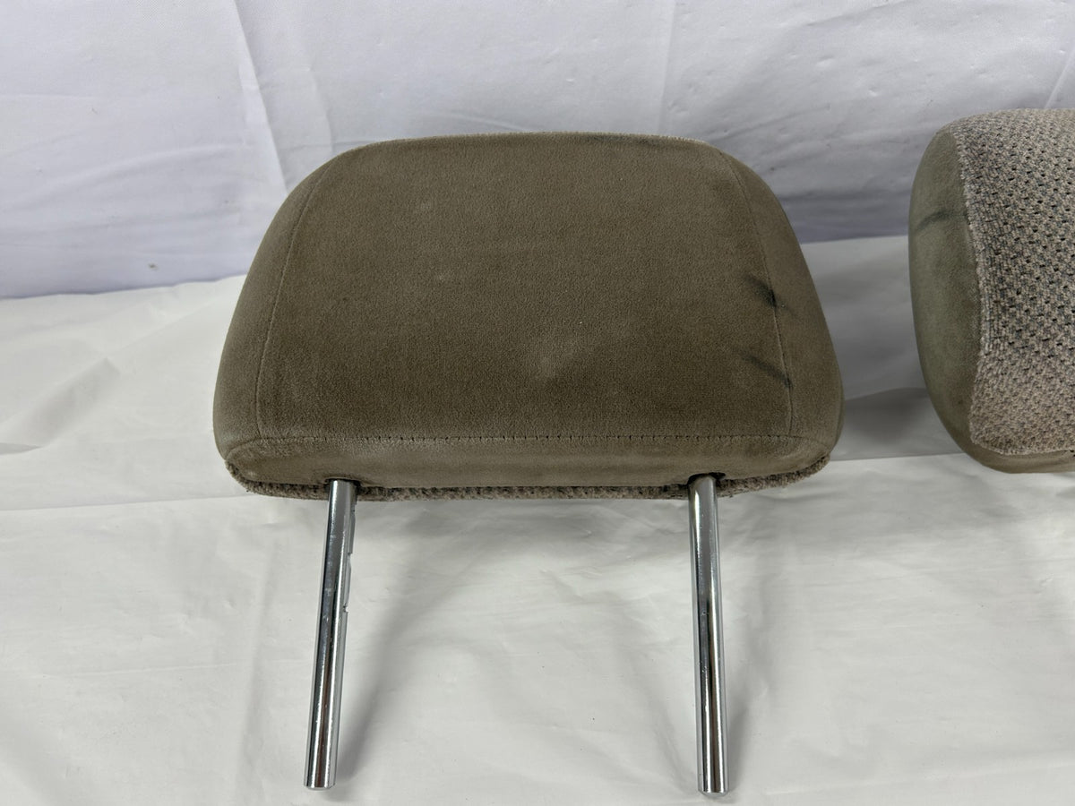 2000-03 Toyota Tundra Front Left & Right Headrest Gray Cloth OEM 71910-0C030-B1