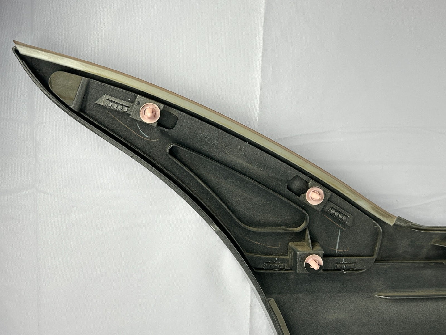03-04 Subaru Baja Rear Left Door Cladding Garnish Panel Silver OEM 91112AE43ATC