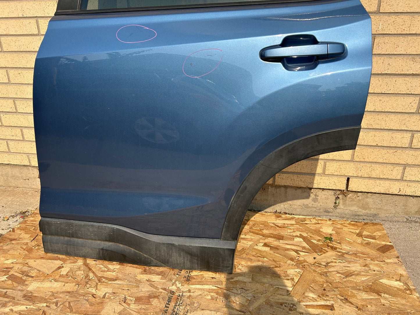 2019-2024 Subaru Forester Left Rear Door Shell Complete Blue SAZ 60409SJ0109P