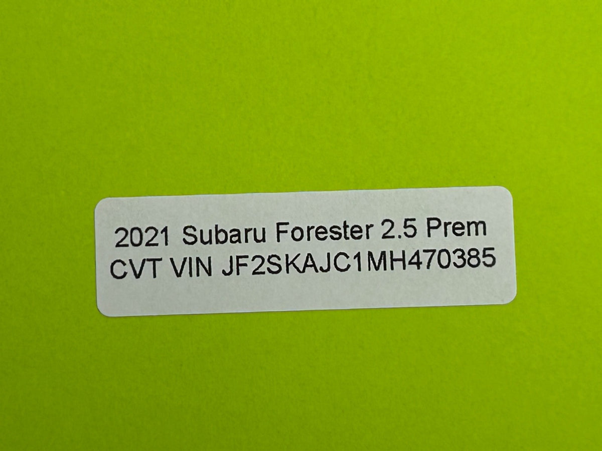 2019-2021 Subaru Forester Front Right Passenger Side Sun Visor OEM 92011SJ020ME