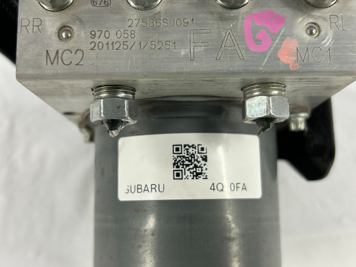 19-21 Subaru Forester ABS Anti Lock Brake Pump Actuator Modulator OEM 27536SJ091