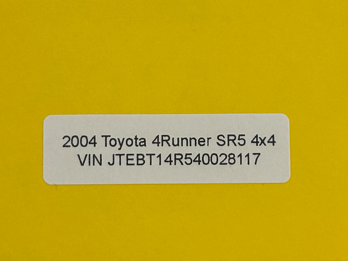 2003-2007 Toyota 4Runner Rear Left Door Lock Latch Actuator OEM 69060-60090