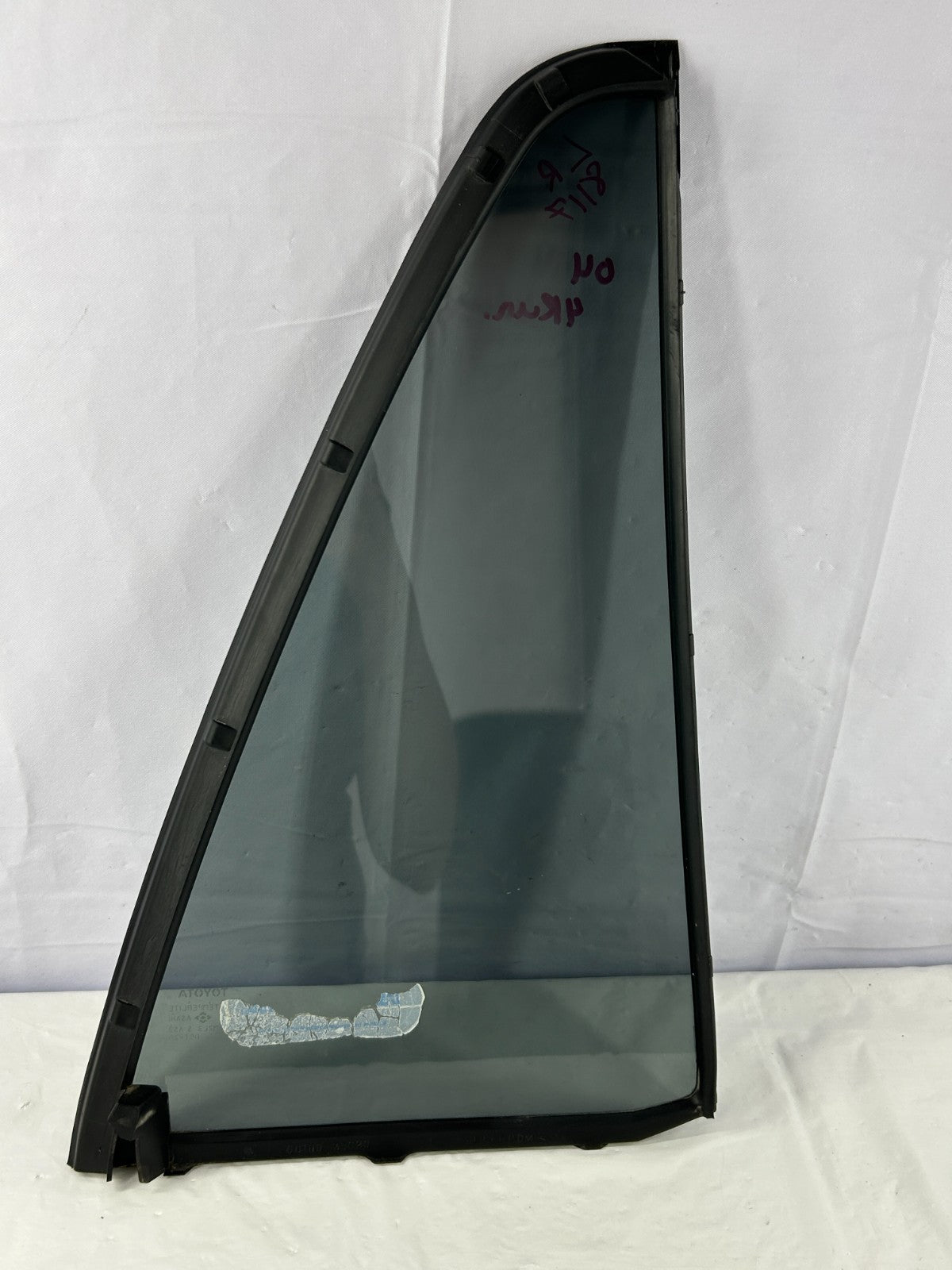 03-09 Toyota 4Runner Rear Left Door Quarter Window Vent Glass OEM 68124-35060