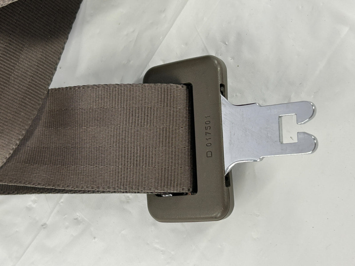 1996-1999 Toyota 4Runner Rear Lap Seat Belt Center Strap Brown OEM 73300-35010