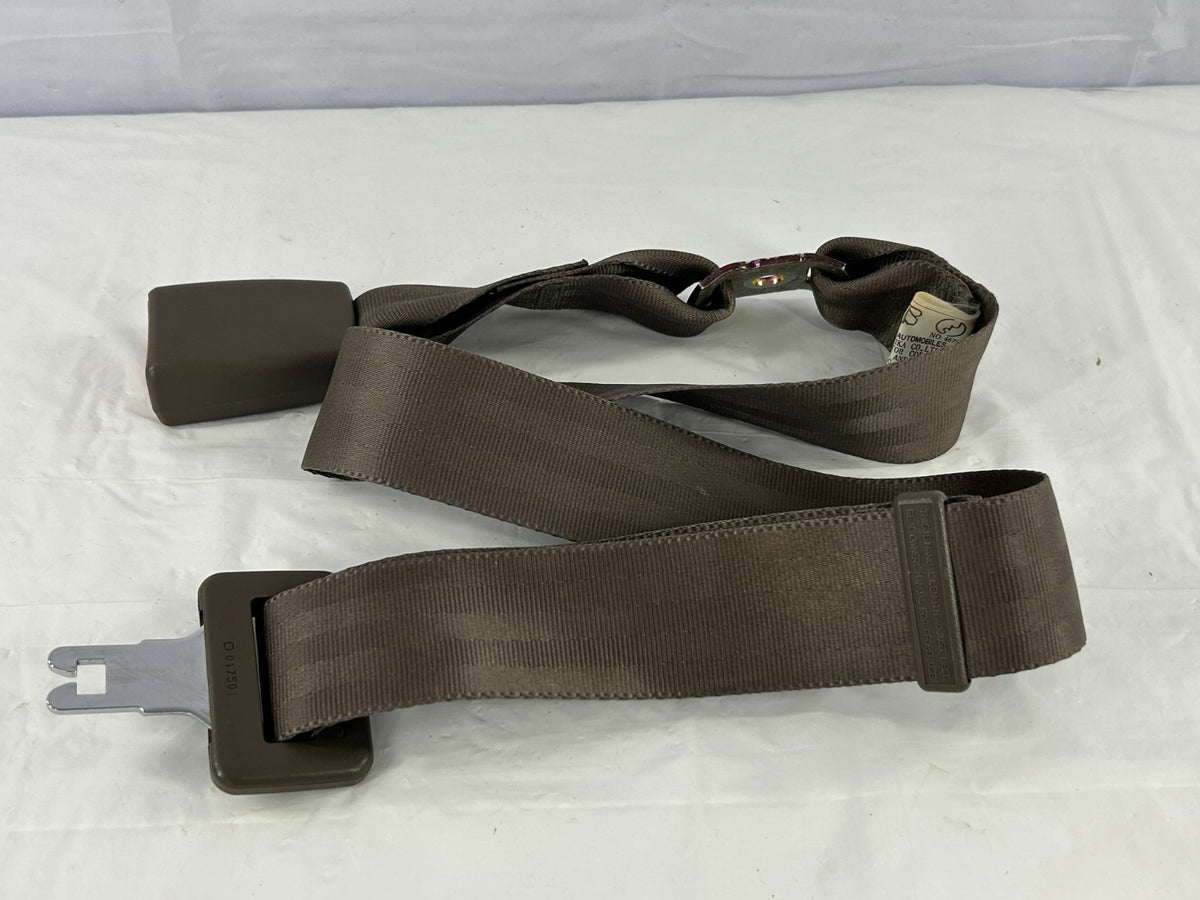 1996-1999 Toyota 4Runner Rear Lap Seat Belt Center Strap Brown OEM 73300-35010