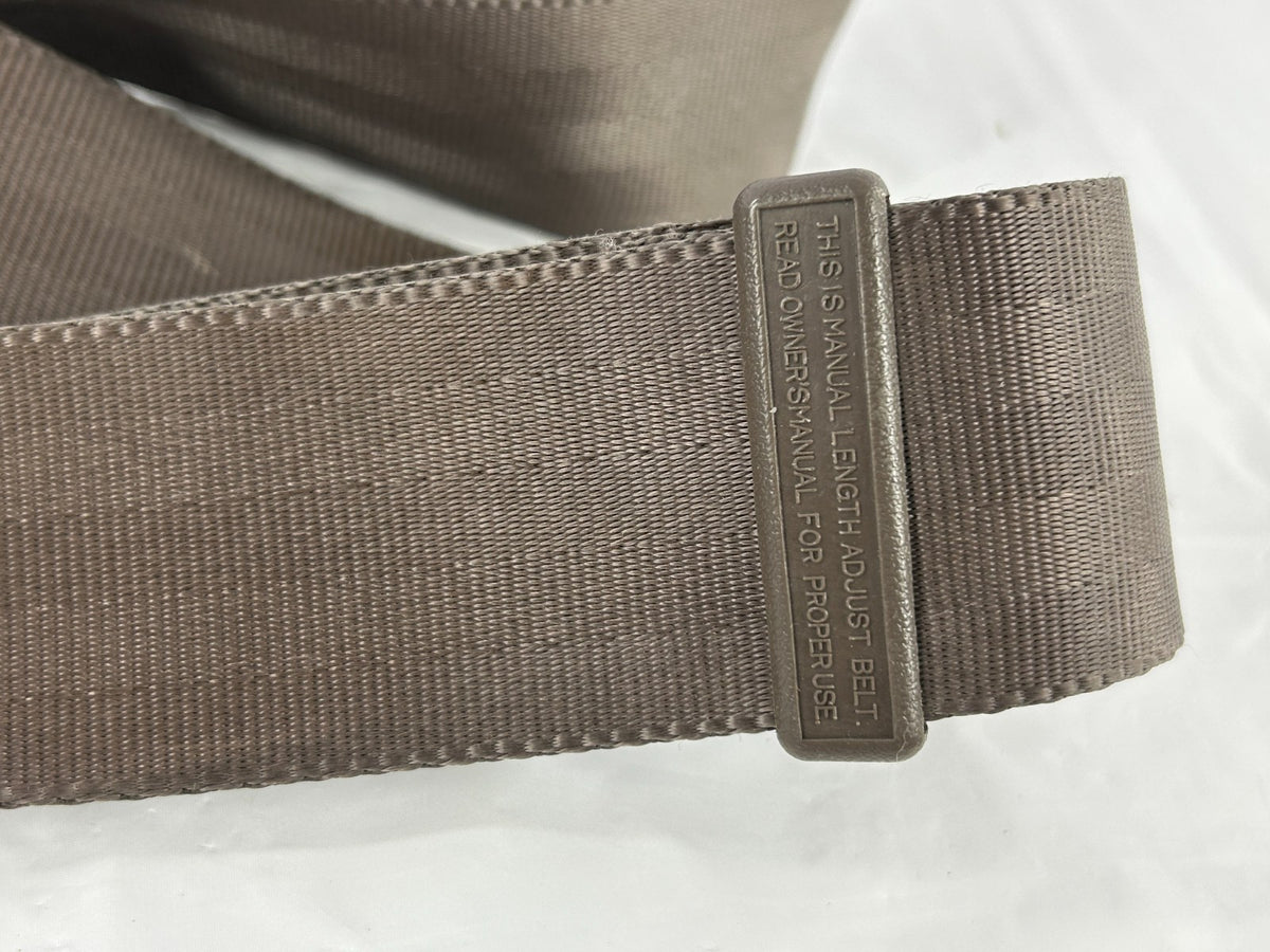 1996-1999 Toyota 4Runner Rear Lap Seat Belt Center Strap Brown OEM 73300-35010
