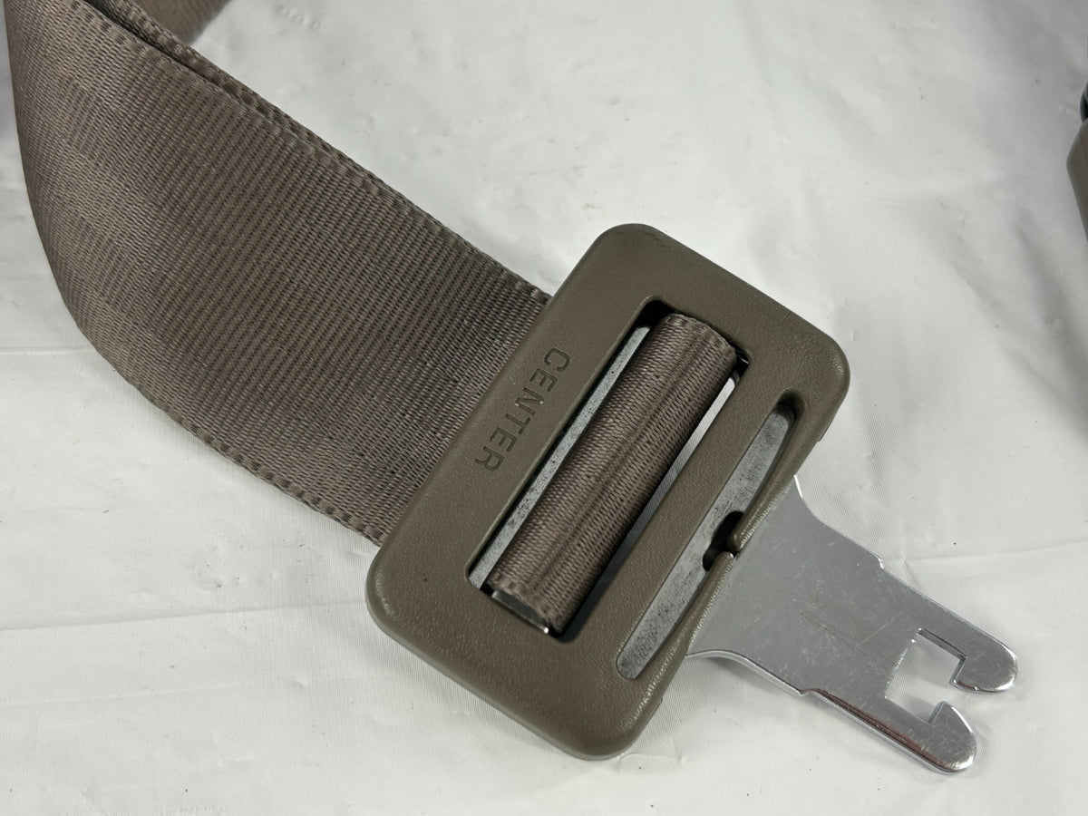 1996-1999 Toyota 4Runner Rear Lap Seat Belt Center Strap Brown OEM 73300-35010