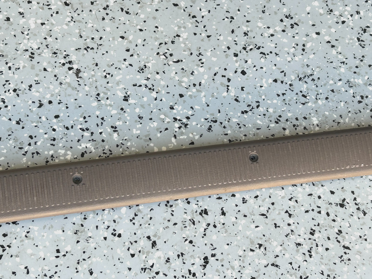 1996-2002 Toyota 4Runner Trunk Sill Scuff Plate Trim Brown OEM 58573-35010