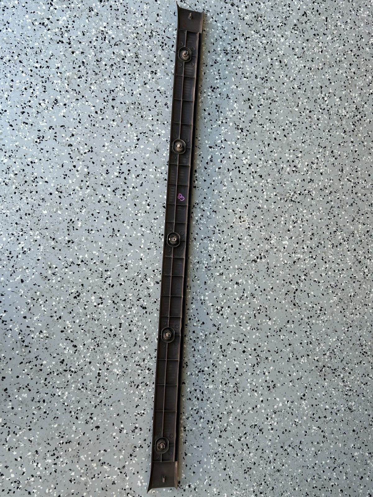1996-2002 Toyota 4Runner Trunk Sill Scuff Plate Trim Brown OEM 58573-35010