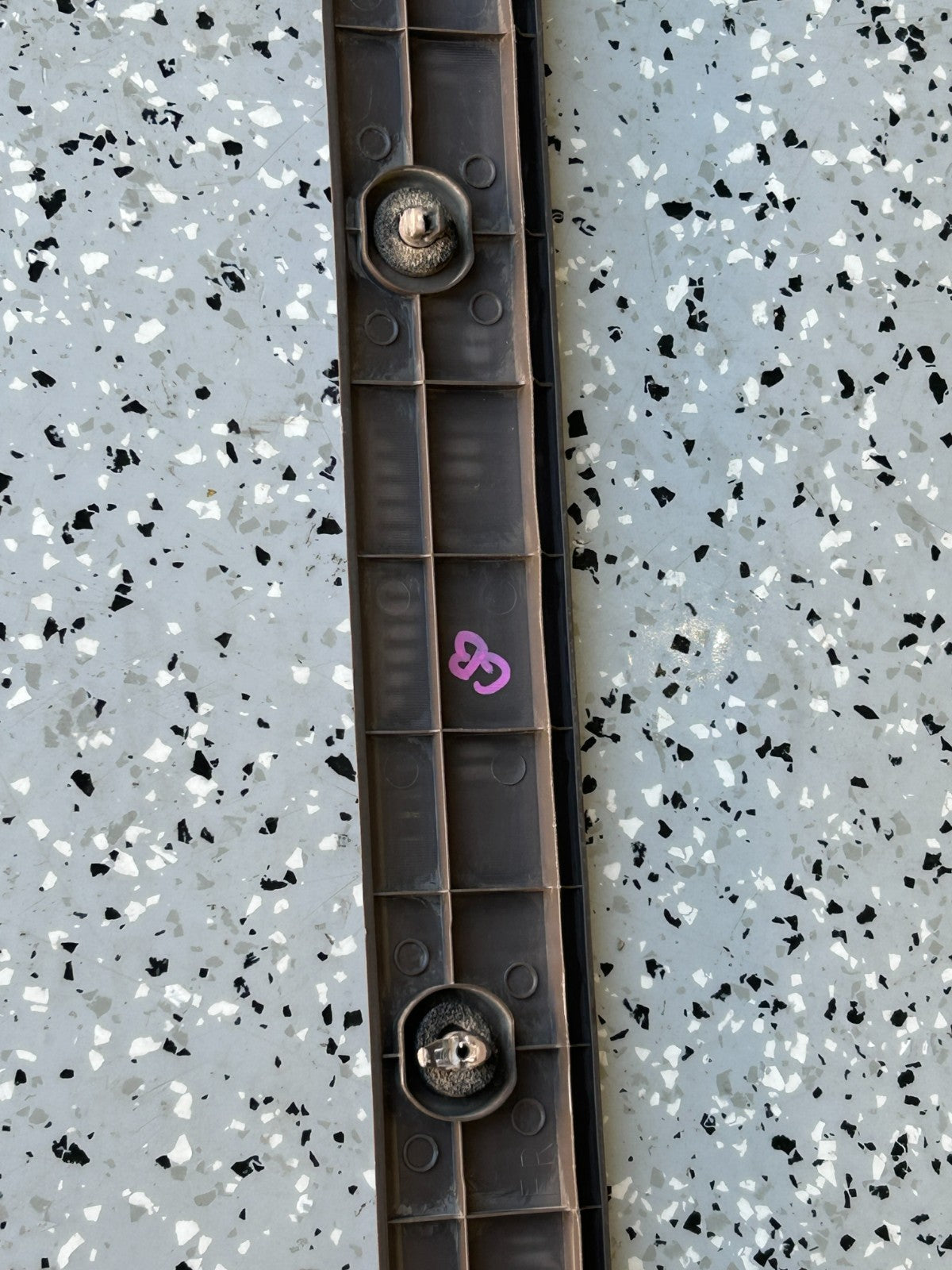 1996-2002 Toyota 4Runner Trunk Sill Scuff Plate Trim Brown OEM 58573-35010