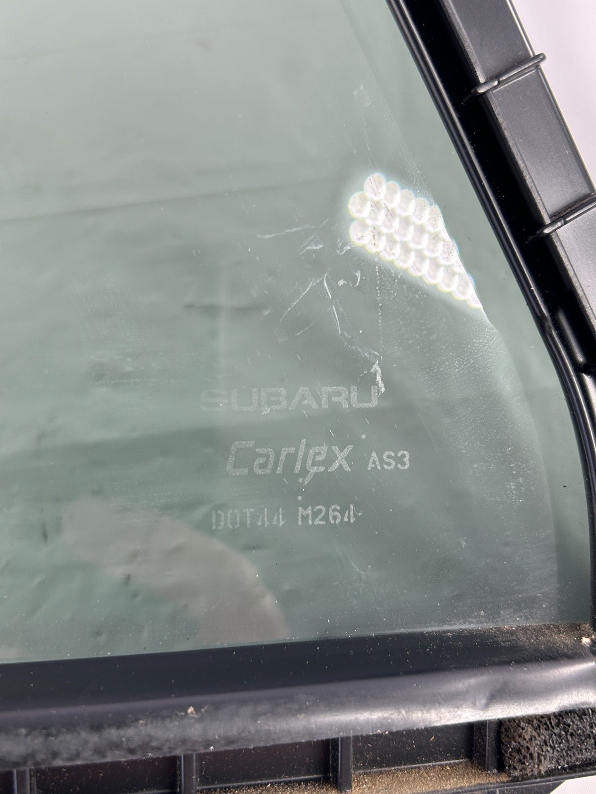 15-19 Subaru Outback Rear Right Door Vent Quarter Window Glass OEM 62012AL32A