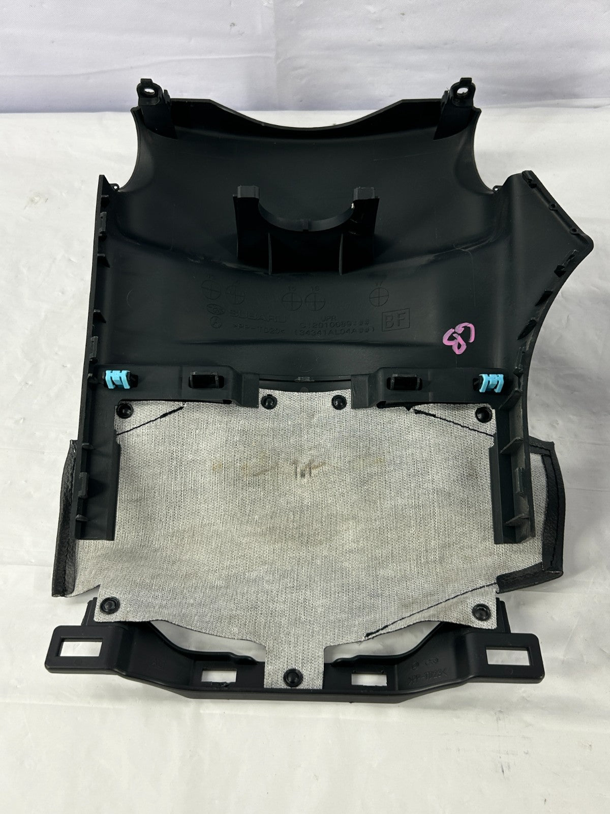 2015-2016 Subaru Outback Steering Column Cover Assembly Black OEM 34341AL04AVH