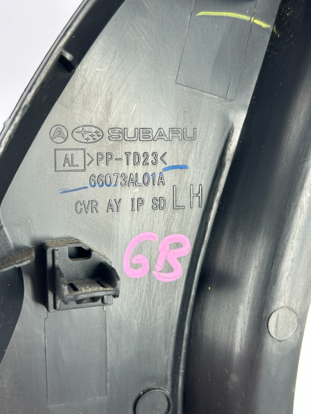 2015 Subaru Outback Left Side Dashboard End Cap Trim Cover OEM 66073AL00A
