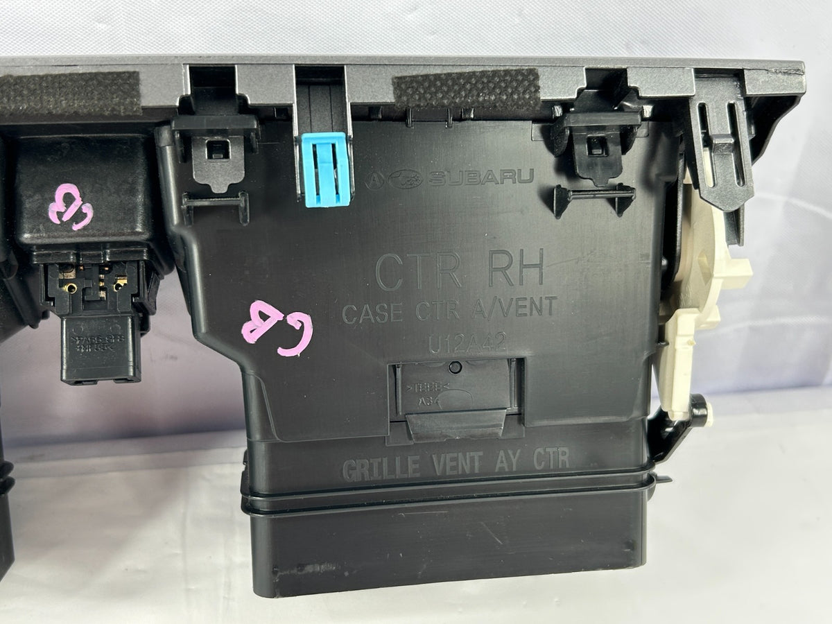 15-19 Subaru Outback Center Dash A/C Air Vents with Hazard Switch OEM 66110AL00A