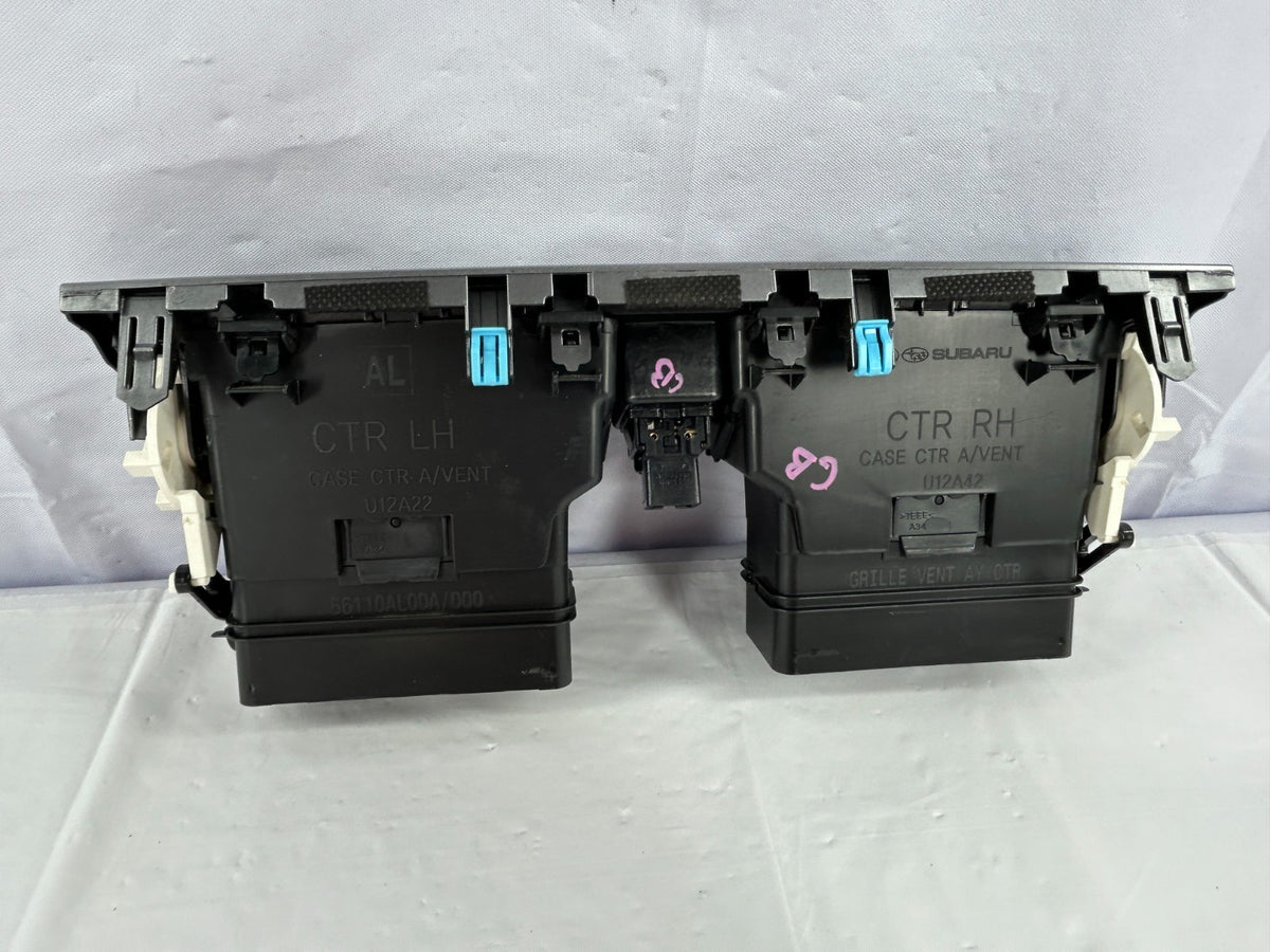 15-19 Subaru Outback Center Dash A/C Air Vents with Hazard Switch OEM 66110AL00A