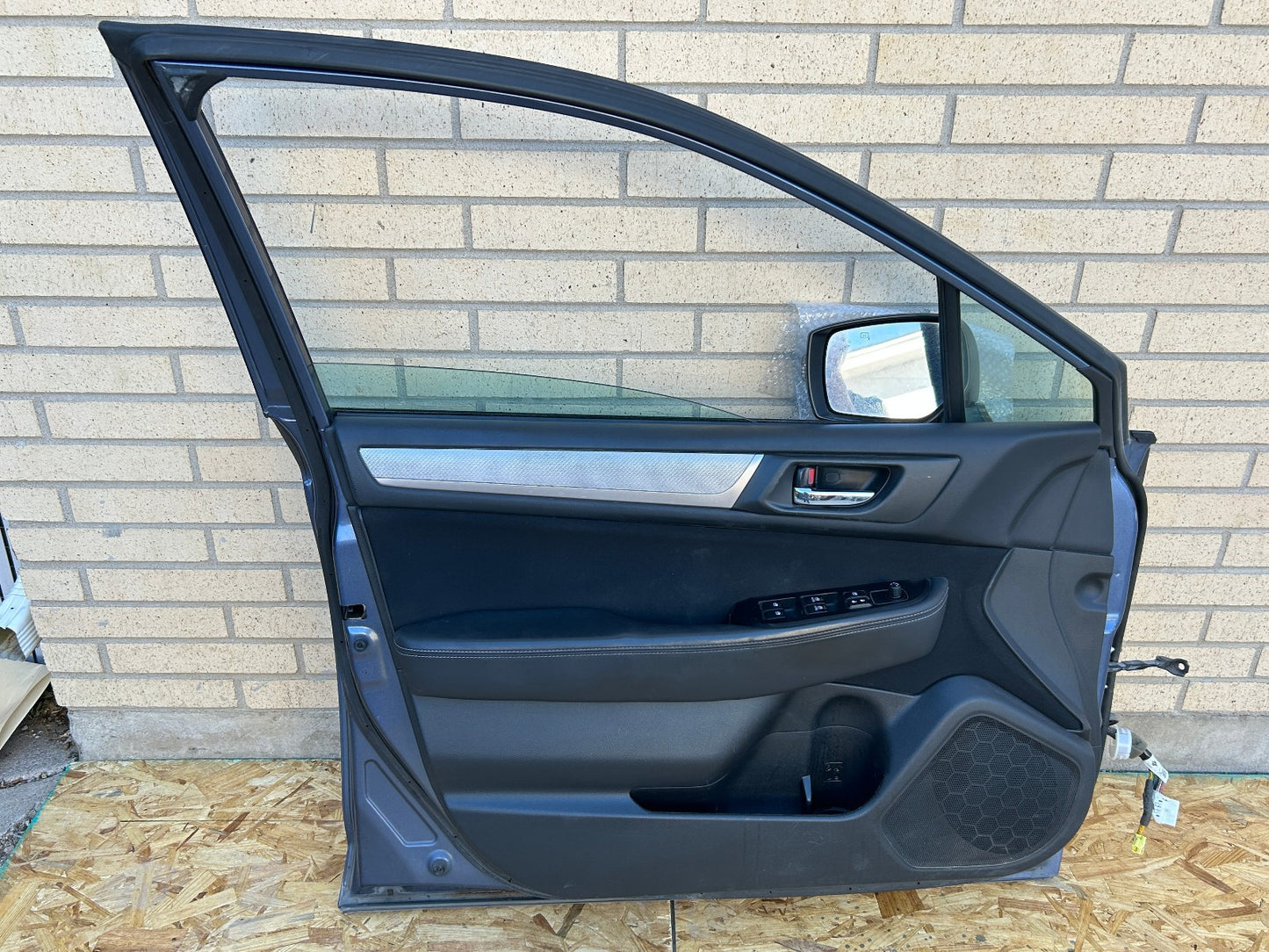2015-2019 Subaru Outback Left Front Door Shell Complete Blue H1C 60009AL13A9P