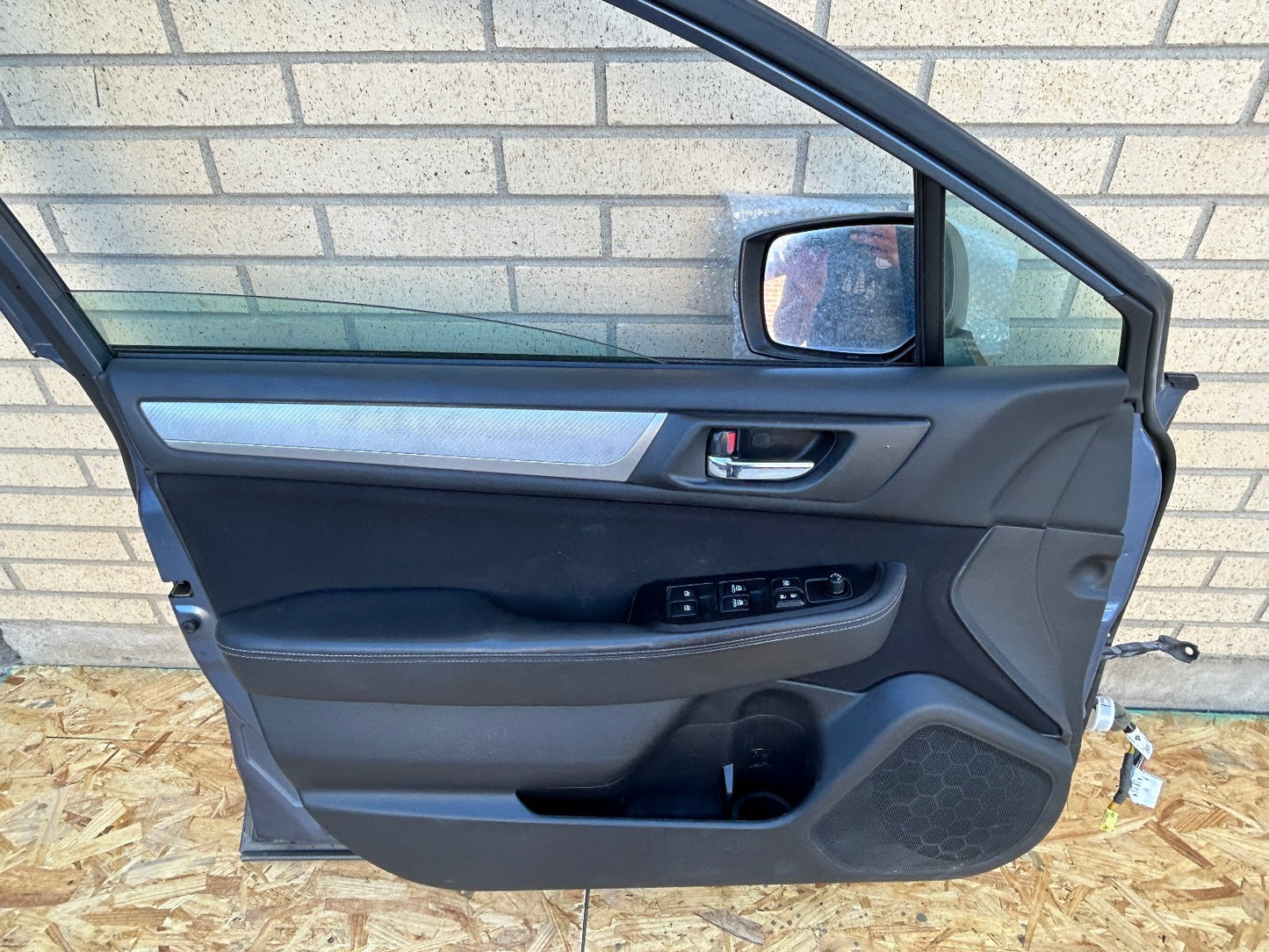 2015-2019 Subaru Outback Left Front Door Shell Complete Blue H1C 60009AL13A9P